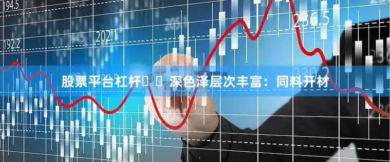 股票平台杠杆❇️深色泽层次丰富：同料开材